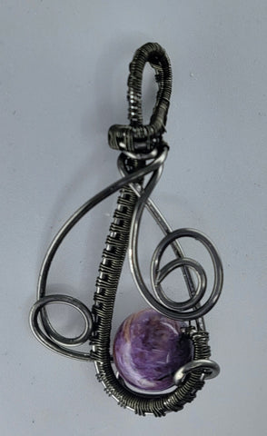 Charoite Pendant for courage through change