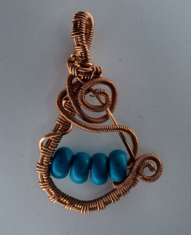Turquoise Pendant for a true & sacred voice