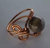 Botswana Agate Ring for grieving & loneliness