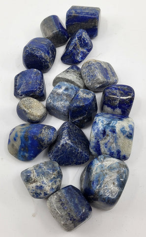 Tumbled Lapis Lazuli for confidence, intuition, and wisdom