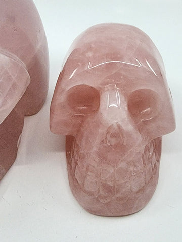 Rose Quartz Skull for wisdom & love of all types