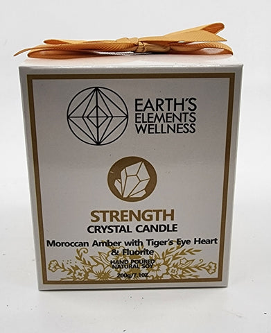 Strength Crystal Candle