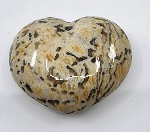 Zebradorite Heart for  for summoning soul memories and connecting with ancestors