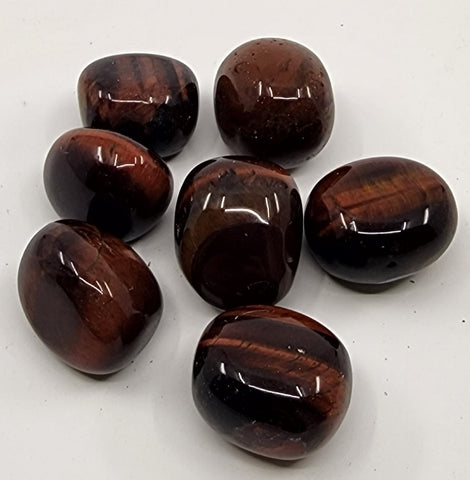 Tumbled Red Tiger's Eye for power & protection
