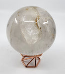 Crystal Ball | Clear Quartz sphere for scrying, amplification, & programmability