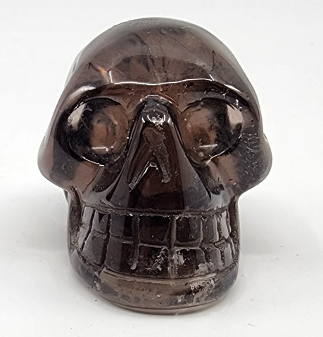 Smoky Quartz Skull for wisdom and transmuting energy