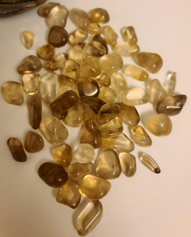 Natural Citrine for mega money manifestation: Medium Tumbled